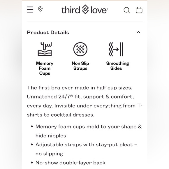 Third Love Bra (48C) - Picture 5 of 10